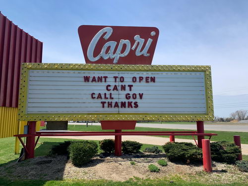 Capri Drive-In Theatre - 2017-2019 Photos (newer photo)